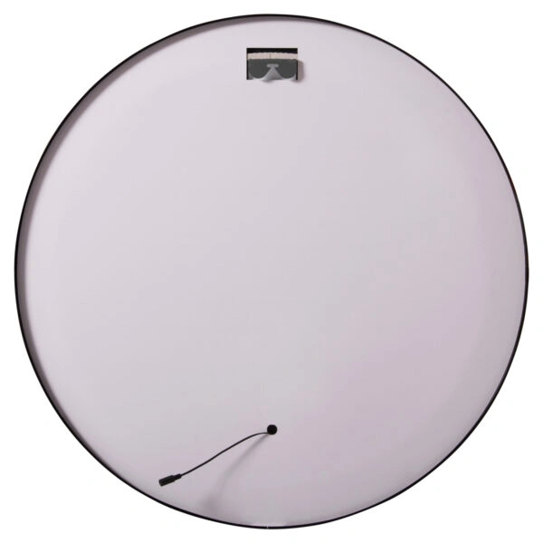 ΚΑΘΡΕΠΤΗΣ ΤΟΙΧΟΥ ΣΤΡΟΓΓΥΛΟΣ ROUNDER HM4503.01 ΑΛΟΥΜΙΝΙΟ ΣΕ ΜΑΥΡΟ-ΦΩΤΙΣΜΟΣ LED Φ80εκ.