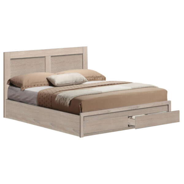 ΚΡΕΒΑΤΙ CAPRI HM665.02 ΜΕ 2 ΣΥΡΤΑΡΙΑ ΜΕΛΑΜΙΝΗ SONAMA ΓΙΑ ΣΤΡΩΜΑ 120x200εκ.