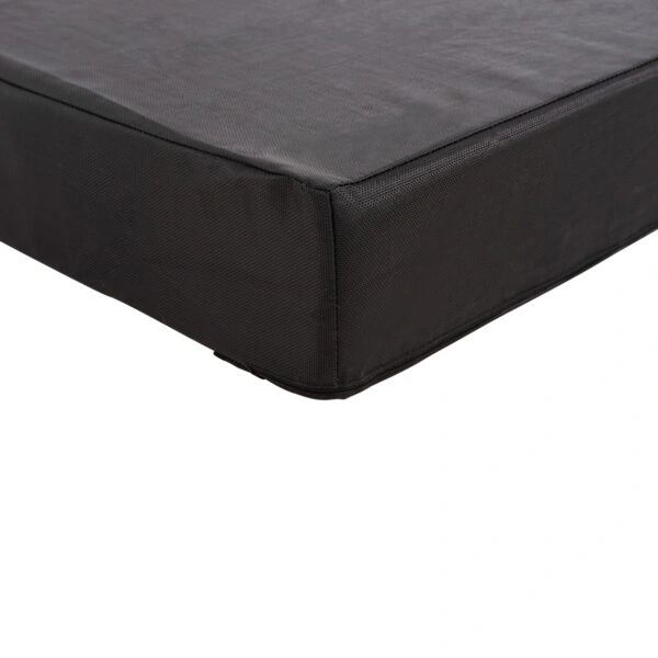 ΜΑΞΙΛΑΡΙ ΞΑΠΛΩΣΤΡΑΣ TEXTILENE SIFNOS ΜΑΥΡΟ HM11761.01 198(119+79)x70x20Yεκ.