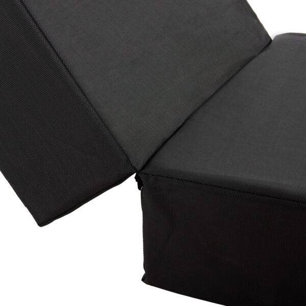 ΜΑΞΙΛΑΡΙ ΞΑΠΛΩΣΤΡΑΣ TEXTILENE SIFNOS ΜΑΥΡΟ HM11761.01 198(119+79)x70x20Yεκ.