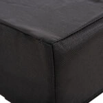 ΜΑΞΙΛΑΡΙ ΞΑΠΛΩΣΤΡΑΣ TEXTILENE SIFNOS ΜΑΥΡΟ HM11761.01 198(119+79)x70x20Yεκ.