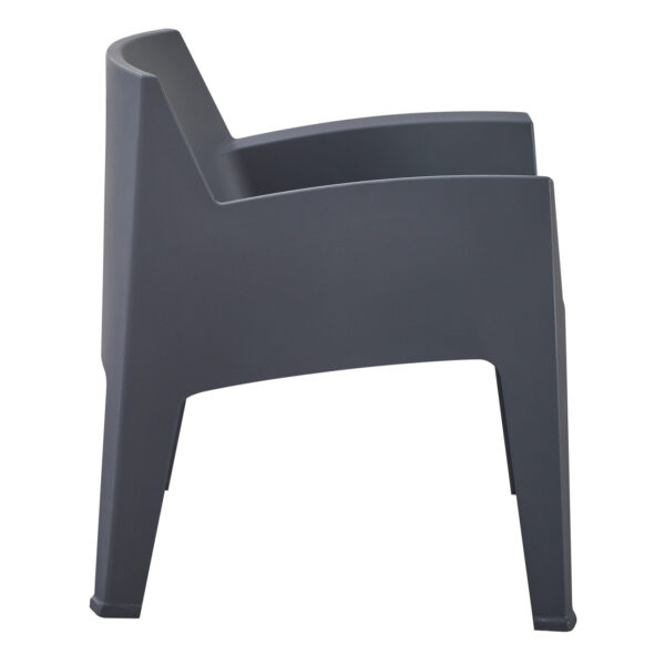 ΠΟΛΥΘΡΟΝΑ ΠΟΛΥΠΡΟΠΥΛΕΝΙΟΥ LOUNGE SLEEK HM6365.10 ΓΚΡΙ 62,5x48,5x73Υεκ.