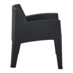 ΠΟΛΥΘΡΟΝΑ ΠΟΛΥΠΡΟΠΥΛΕΝΙΟΥ LOUNGE SLEEK HM6365.02 ΜΑΥΡΟ 62,5x48,5x73Υεκ.