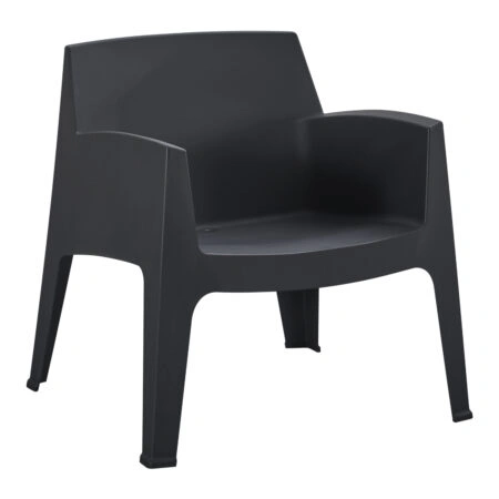 ΠΟΛΥΘΡΟΝΑ ΠΟΛΥΠΡΟΠΥΛΕΝΙΟΥ LOUNGE SLEEK HM6365.02 ΜΑΥΡΟ 62x68x73Υεκ.