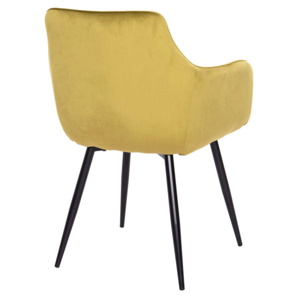 ΠΟΛΥΘΡΟΝΑ ΤΡΑΠΕΖΑΡΙΑΣ LATRELL HM8582.07 ΒΕΛΟΥΔΟ ΛΑΔΙ-ΜΕΤΑΛΛΙΚΑ ΠΟΔΙΑ 55x57x84Υεκ.