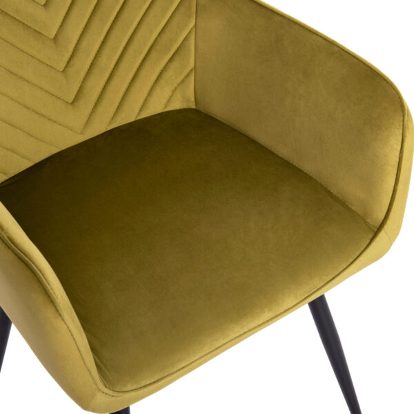 ΠΟΛΥΘΡΟΝΑ ΤΡΑΠΕΖΑΡΙΑΣ LATRELL HM8582.07 ΒΕΛΟΥΔΟ ΛΑΔΙ-ΜΕΤΑΛΛΙΚΑ ΠΟΔΙΑ 55x57x84Υεκ.