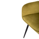 ΠΟΛΥΘΡΟΝΑ ΤΡΑΠΕΖΑΡΙΑΣ LATRELL HM8582.07 ΒΕΛΟΥΔΟ ΛΑΔΙ-ΜΕΤΑΛΛΙΚΑ ΠΟΔΙΑ 55x57x84Υεκ.