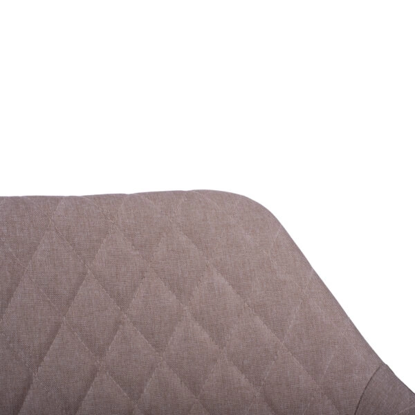 ΠΟΛΥΘΡΟΝΑΚΙ CHARLES HM8522.07 ΜΕ ΥΦΑΣΜΑ ΜΠΕΖ & PU ΜΠΕΖ 57x63x83Υ εκ.