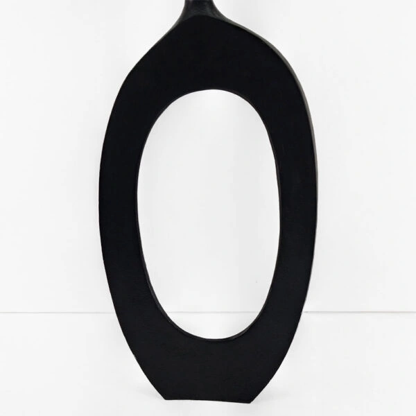 ABSTRACT ΒΑΖΟ 28x5x61 ΑΛΟΥΜΙΝΙΟ ΜΑΥΡΟ
