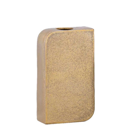BRICK ΒΑΖΟ 14.5x7x26cm ΑΛΟΥΜΙΝΙΟ ΧΡΥΣΟ