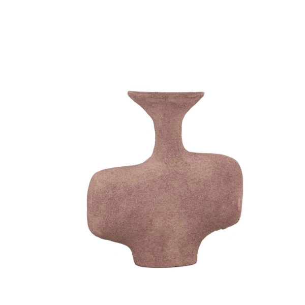 RUSTIC ΒΑΖΟ 19.5x6.5x21 ΑΛΟΥΜΙΝΙΟ ΑΣΠΡΟ