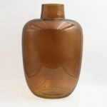 VIDRIO ΒΑΖΟ 25x25x38 ΓΥΑΛΙ CARAMEL