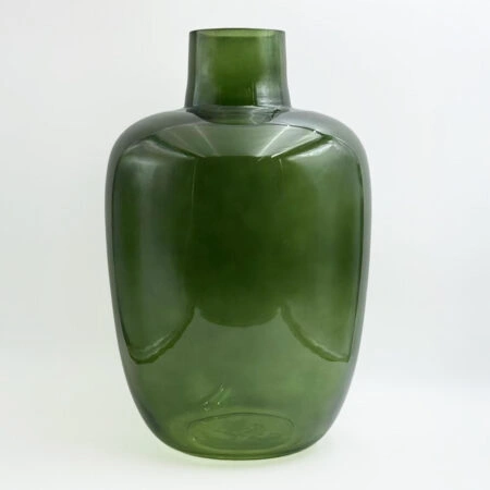 VIDRIO ΒΑΖΟ 25x25x38cm ΓΥΑΛΙ ΠΡΑΣΙΝΟ