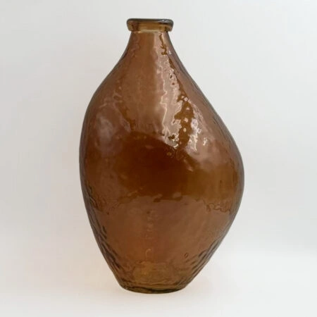 SPICE ΒΑΖΟ 22x22x35.5cm ΓΥΑΛΙ CARAMEL