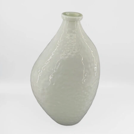 SPICE ΒΑΖΟ 22x22x35.5cm ΓΥΑΛΙ ΑΣΠΡΟ