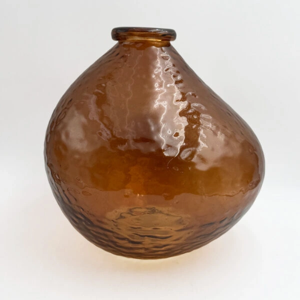 BOCAL ΒΑΖΟ 25x25x25 ΓΥΑΛΙ CARAMEL