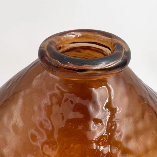 BOCAL ΒΑΖΟ 25x25x25 ΓΥΑΛΙ CARAMEL