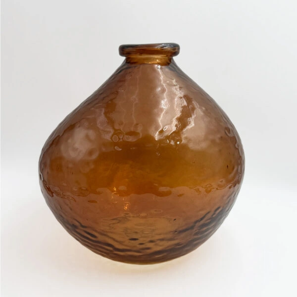 BOCAL ΒΑΖΟ 25x25x25 ΓΥΑΛΙ CARAMEL