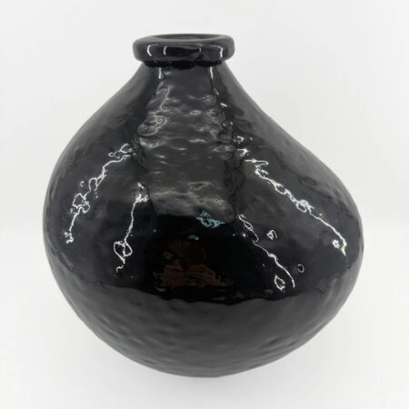 BOCAL ΒΑΖΟ 25x25x25 ΓΥΑΛΙ ΜΑΥΡΟ