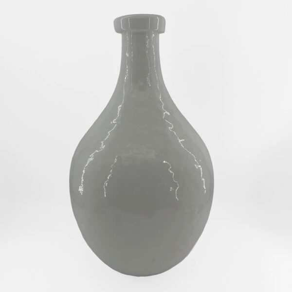FLACON ΒΑΖΟ 27.5x27.5x46 ΓΥΑΛΙ ΑΣΠΡΟ