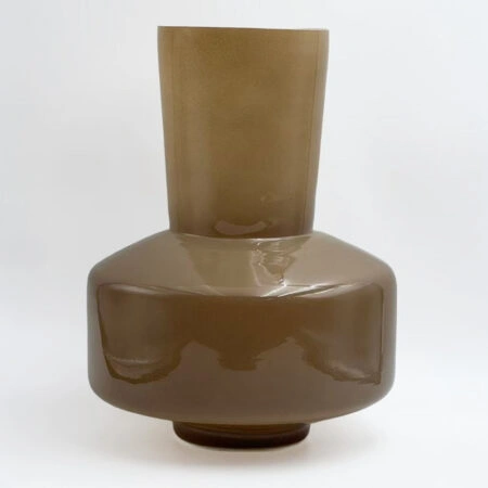 OPAC ΒΑΖΟ 20x20x25 ΓΥΑΛΙ ΚΑΦΕ ΑΝΟΙΧΤΟ