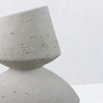 LOOMA III ΒΑΖΟ 28.5x15.5x34.5 RESIN ΜΠΕΖ