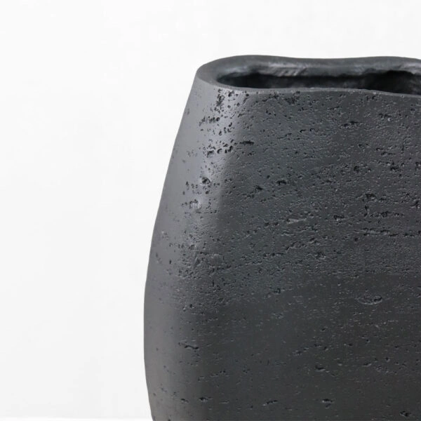 ORBIX I ΒΑΖΟ 19.5x13x35 RESIN ΜΑΥΡΟ