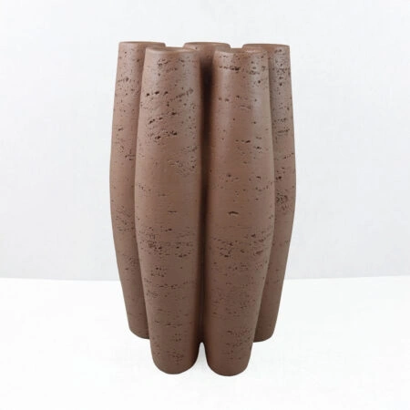 ORIN I ΒΑΖΟ 23x15.5x38cm RESIN ΚΑΦΕ