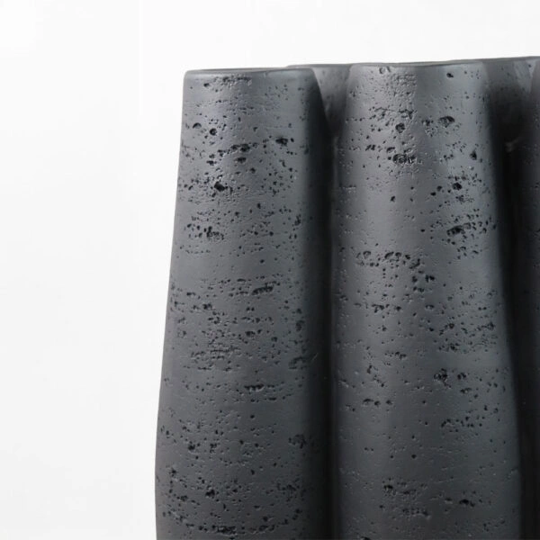 ORIN II ΒΑΖΟ 23x15.5x38 RESIN ΜΑΥΡΟ