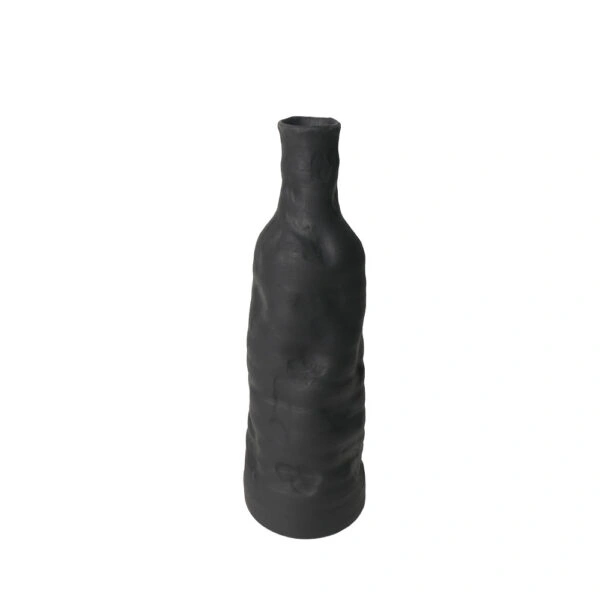 ORENDA ΒΑΖΟ 14.3x14.3x43.7 ΚΕΡΑΜΙΚΟ ΜΑΥΡΟ