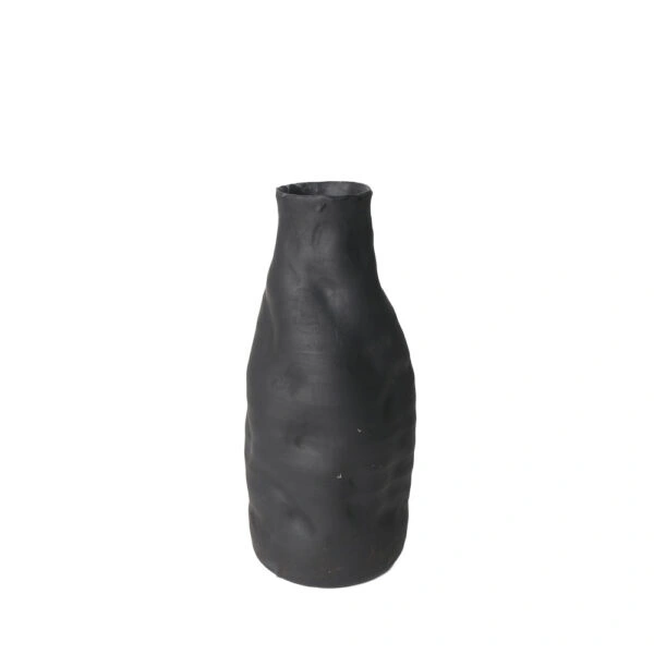 ELOURA ΒΑΖΟ 15.2x15.2x35.7 ΚΕΡΑΜΙΚΟ ΜΑΥΡΟ