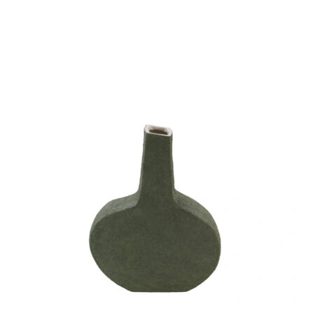 ELIXA ΒΑΖΟ 20x8x25cm ΚΕΡΑΜΙΚΟ ΠΡΑΣΙΝΟ