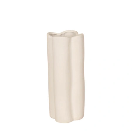 KERA ΒΑΖΟ 12x12x28cm ΚΕΡΑΜΙΚΟ ΛΕΥΚΟ