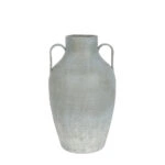 AMFORE ΒΑΖΟ 21x19x40cm ΜΕΤΑΛΛΟ ΓΚΡΙ ΜΠΛΕ
