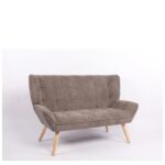 Καναπές ArteLibre NESTO Γκρι Ύφασμα/Ξύλο 86x126x78cm