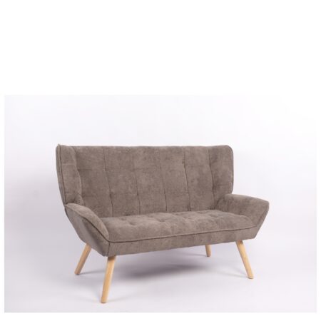 Καναπές ArteLibre NESTO Γκρι Ύφασμα/Ξύλο 86x126x78cm