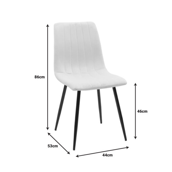 Τραπεζαρία Balou-Noor  σετ 5τεμ MDF μαύρο-μπεζ Φ100x73εκ