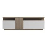 Έπιπλο τηλεόρασης Vendora  σε sonoma-λευκή απόχρωση 150x29.5x46.3εκ