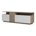 Έπιπλο τηλεόρασης Vendora  σε sonoma-λευκή απόχρωση 150x29.5x46.3εκ