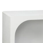 Μπουφές Emersi με ράφια mdf σε λευκή απόχρωση 164x34x76εκ