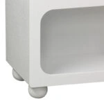 Μπουφές Emersi με ράφια mdf σε λευκή απόχρωση 164x34x76εκ