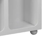 Μπουφές Emersi με ράφια mdf σε λευκή απόχρωση 164x34x76εκ