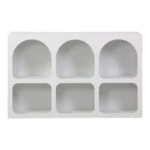 Μπουφές Emersi  με ράφια mdf σε λευκή απόχρωση 120x35x76εκ