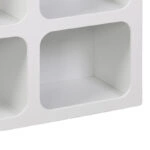 Μπουφές Emersi  με ράφια mdf σε λευκή απόχρωση 120x35x76εκ