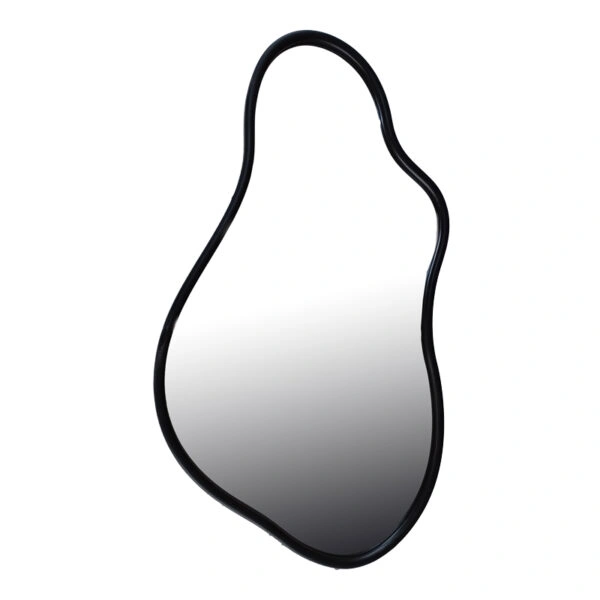 Καθρέπτης Decorde Inart ξύλο σε μαύρη απόχρωση 90x3.5x150εκ