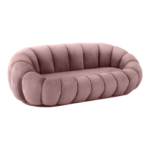 Καναπές Embrace  βελούδο σε σάπιο μήλο απόχρωση 180x105x65εκ