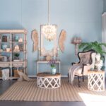 Alcott Τραπέζι Σαλονιού Ξύλο MDF Λευκή Πατίνα (81x81x40)cm