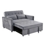 SOLUTION ΚΑΝΑΠΕΣ ΚΡΕΒΑΤΙ 2ΘΕΣΙΟΣ ΓΚΡΙ 133x94x87