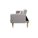 PANTA ΚΑΝΑΠΕΣ ΚΡΕΒΑΤΙ 3ΘΕΣΙΟΣ ΓΚΡΙ ΑΝΟΙΧΤΟ 210x77x77