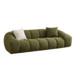 BOSSANOVA ΚΑΝΑΠΕΣ 3ΘΕΣΙΟΣ ΠΡΑΣΙΝΟ ΣΚΟΥΡΟ 253x112x70cm